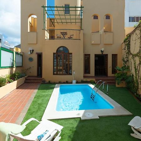 The Yellow House - Solarium - Climatized Pool Gáldar Extérieur photo